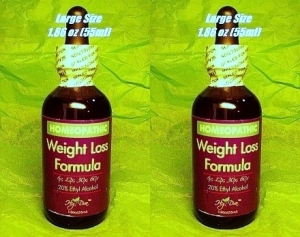 TWO MEDIRAL HCG WEIGHT LOSS FORMULA, DIVA LABEL, 2 OZ X 2